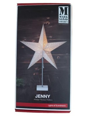 Markslöjd Weihnachtsstern Jenny Papier Weiß Stern Weihnachtsdeko