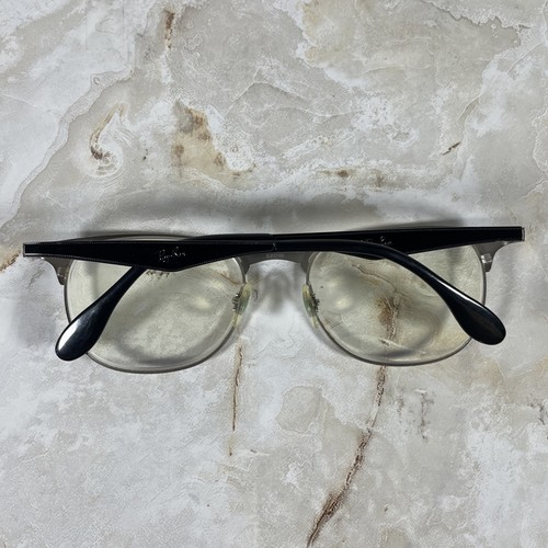 Ray-Ban RB6346 2861 Black/Silver Polished Split Eyeglasses 52-19-145 FRAMES ONLY - Picture 10 of 11