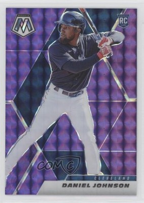 2021 Panini Mosaic Purple Prizm 29/49 Daniel Johnson #214 Rookie RC 0e2x
