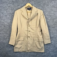 Vintage Ralph Lauren Blazer Wool Women Sz 8 Cream Union Made In USA Office