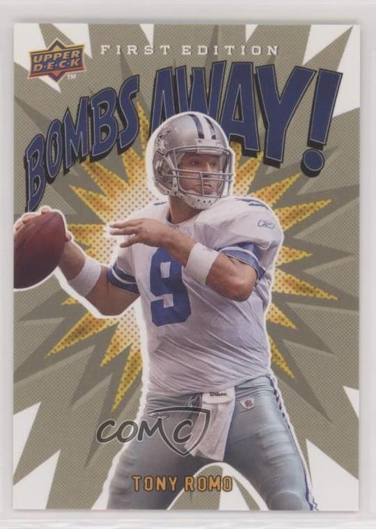 2009 Upper Deck First Edition Bombs Away! Tony Romo #BA-22 0q3