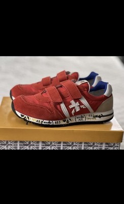 NEW Premiata Kids Sneakers Size EU37   Red Unisex   With Box   Never Worn