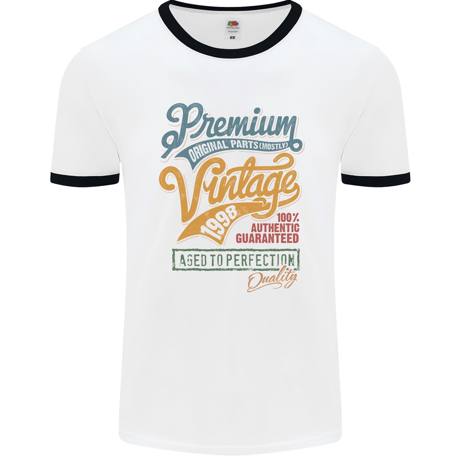 Camisa Ringer Para Hombre Del 28 Cumpleaños De 1998 Envejecida A La Perfección