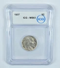 1937 Indian Head Buffalo Nickel MS63 ICG *4267