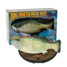 Singing And Dancing Toy Gift Electric Artificial Green Big Mouth Fish Boxed