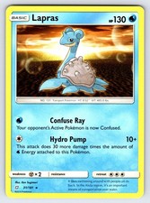 Lapras 31/181 2019 Sun & Moon Team Up Pokemon Card TCG Non Holo Rare - Nm/Vlp