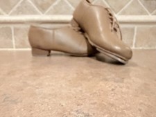 Weissman W1600 Lace-Up Tap Shoes Caramel Size 6.5M