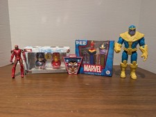 Iron Man, Thanos, Captain America Lot Figures New PEZ MARVEL Toys