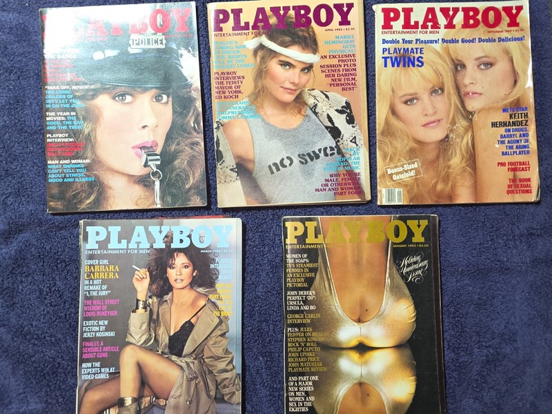 Vintage 1982 Lot Of  Playboy Magazines