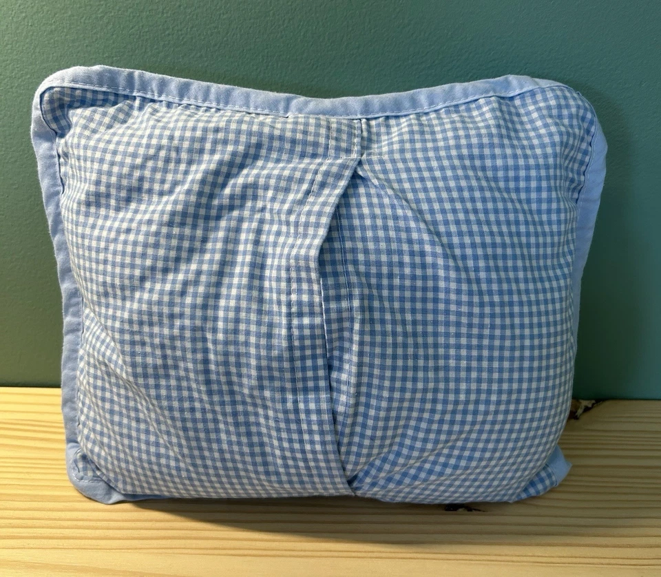 KIDSLINE SEA LIFE Baby Quilt Valance Diaper Stacker 2 Sm Pillows 5 Wall Hangings - Image 3 of 4