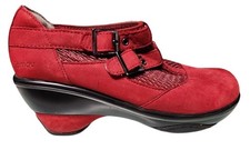 Jambu Red Sylvie Shoetie Size 7 Leather Artsy Comfort