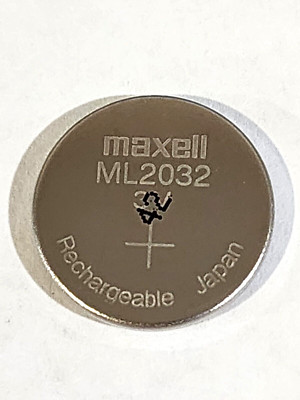 5 pc  ML2032 ML 2032 3v RECHARGEABLE LITHIUM BATTERY MANUFACTURED 02/2024