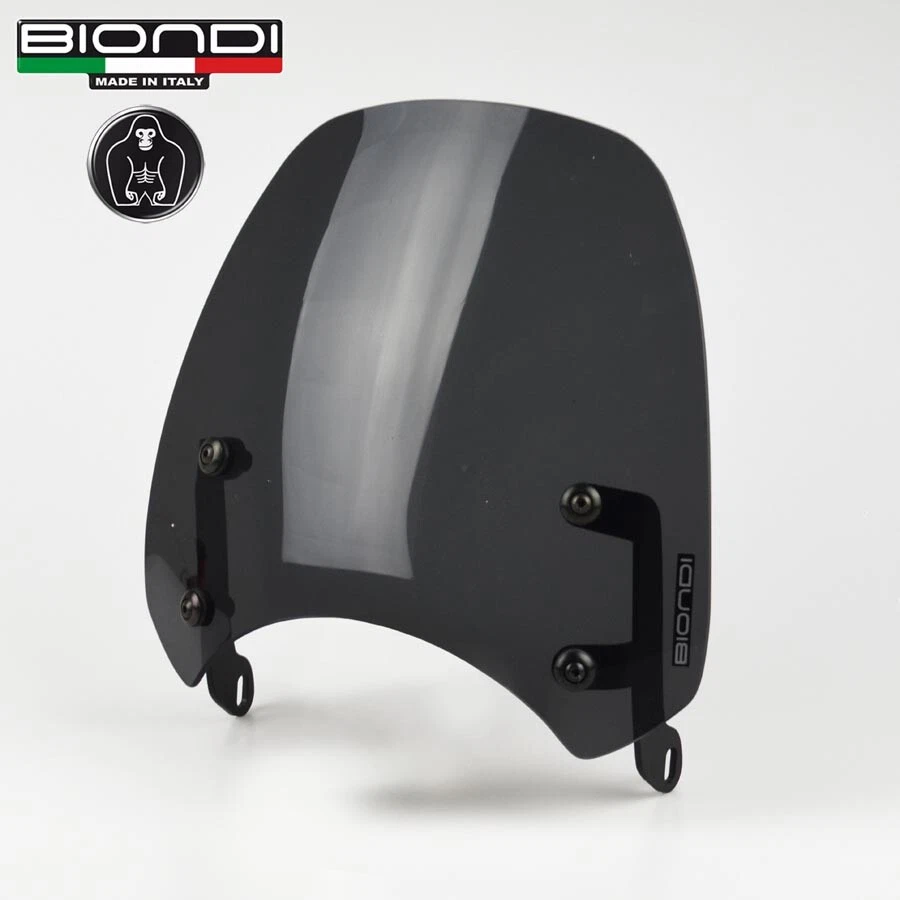 BIONDI PARABREZZA SPORT CUPOLINO BASSO FUMÈ SCURO MOTO GUZZI V7 IV Stone 2021 - Immagine 2 di 4