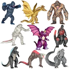 TwCare Exclusive Brand New Set of 9 Godzilla vs Kong Toys Action Figures