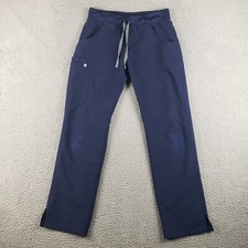 FIGS Cargo Scrub Pants Small Blue Style Kade T21004 Medical Uniform Black FIGS