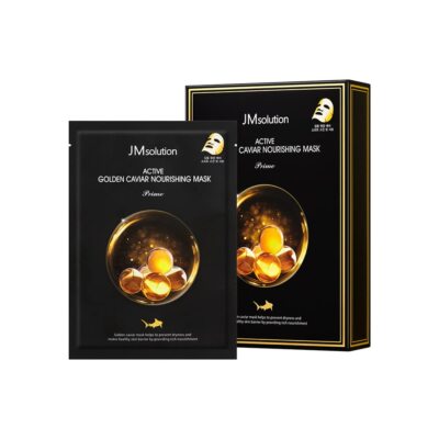10 Count Caviar and 24K Gold Skin Treatment Mask for Hydrated Firm Skin