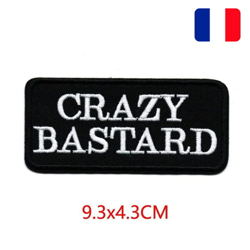Patch Thermocollant Ecusson Brodé Vêtement Applique Slogan Phrase