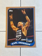 Karl Anderson 2018 Topps Heritage WWE Smackdown Gold Parallel #39