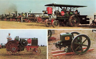 Postcard Nichols & Shephard Steamer Locomotive