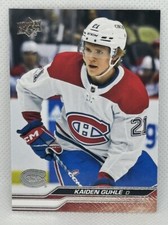 Kaiden Guhle 2023-24 Upper Deck Series 1 #97 Montreal Canadiens