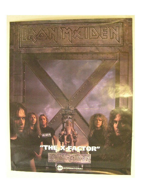 Iron Maiden Poster Old The X-Factor X Factor | eBay