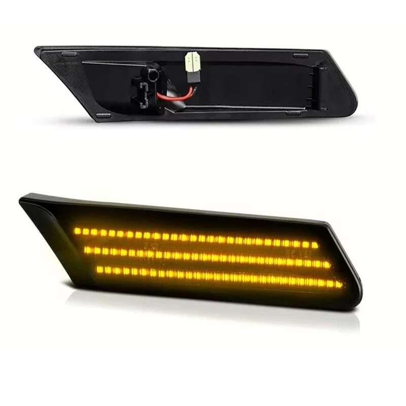 Smoked Front amber LED Side Marker Lights For Porsche 911 997 987 Cayman Boxster - Изображение 3 из 4