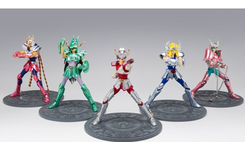 Set 5 Saint Seiya Myth Cloth V1 20th Anniversary Edition Bandai Tamashi Complete
