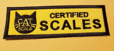 CAT SCALE CERTIFIED SCALES Embroidered Patch ...