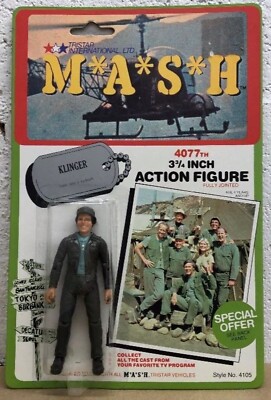 M*A*S*H* 4077th Mash TV Show 3.75'' Figure Corp. Max Klinger Tristar Mint On Card