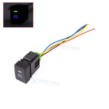 1pc For Honda FIT CR-V 2017-up 4-Pole Push Button Switch w/LED Indicator Light