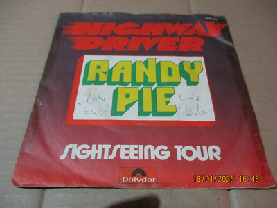 (17) 7'' Single Vinyl - Randy Pie - Highway Driver