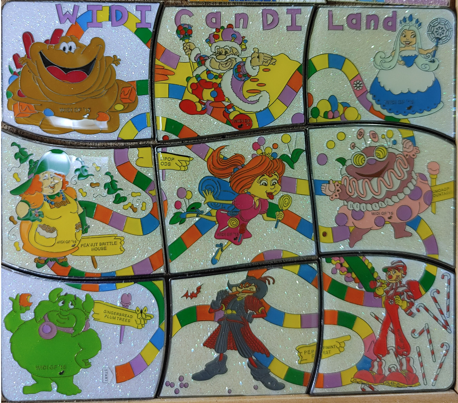 2015 Wisconsin CanDI Land set of 9!   Destination Imagination CHARITY