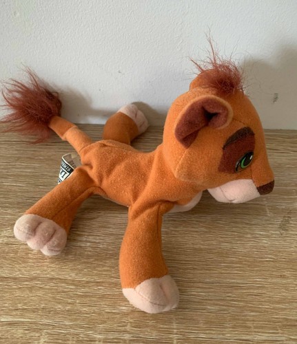 Mattel - Vintage 1998 "Kovu" The Lion King 2 Simba's Pride Plush Beanie Toy 16cm - Picture 2 of 8