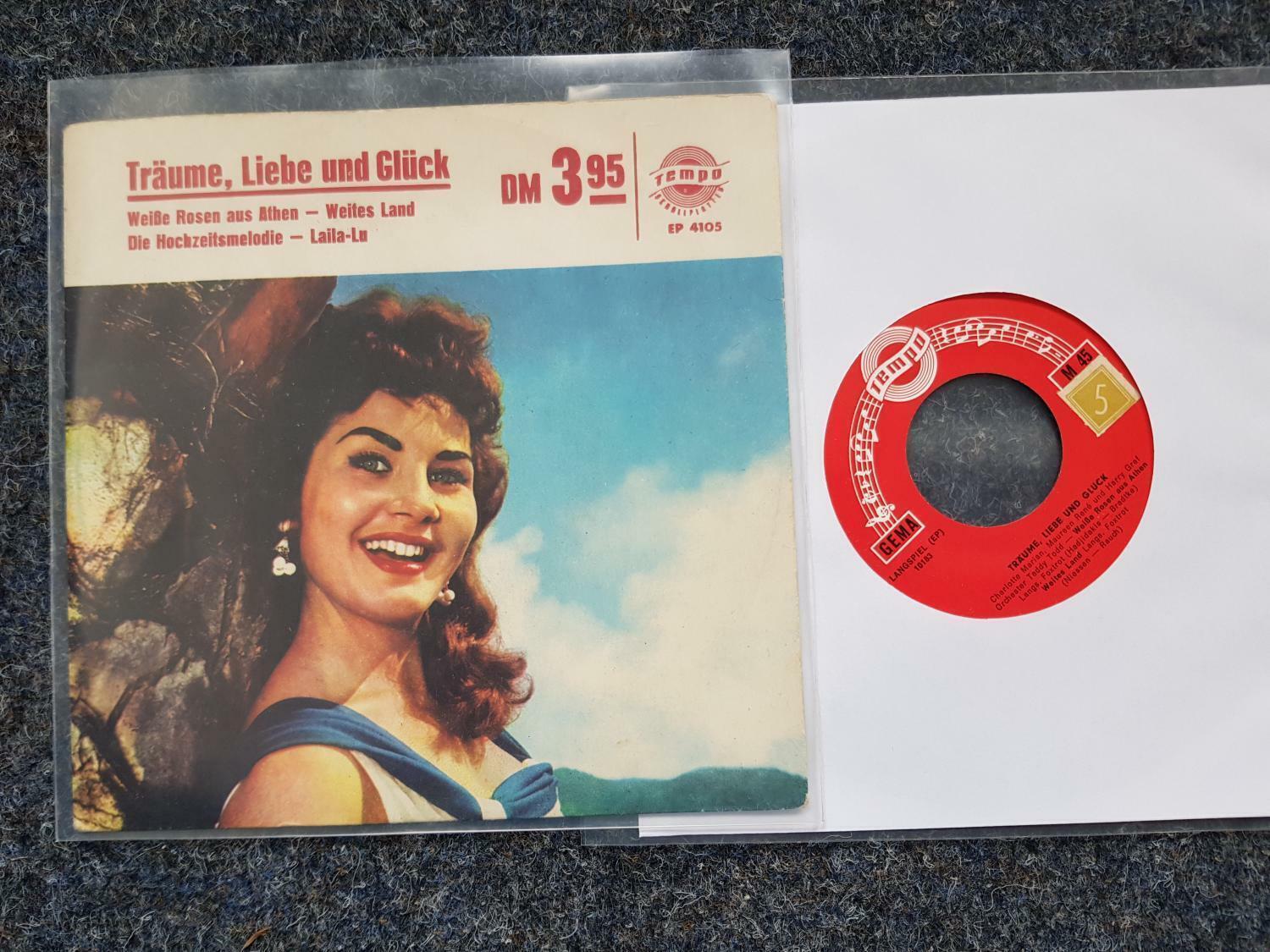 7"" EP Single Vinyl Rainer Bertram - Träume, Liebe und Glück/ Laila-Lu