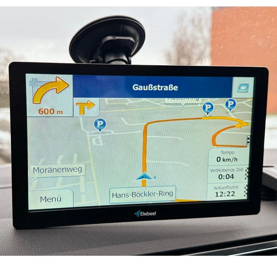 Elebest Navi City 90+ Navigationsgerät Auto GPS LKW Wohnmobil Europa Karten 2025 - Bild 4 von 4
