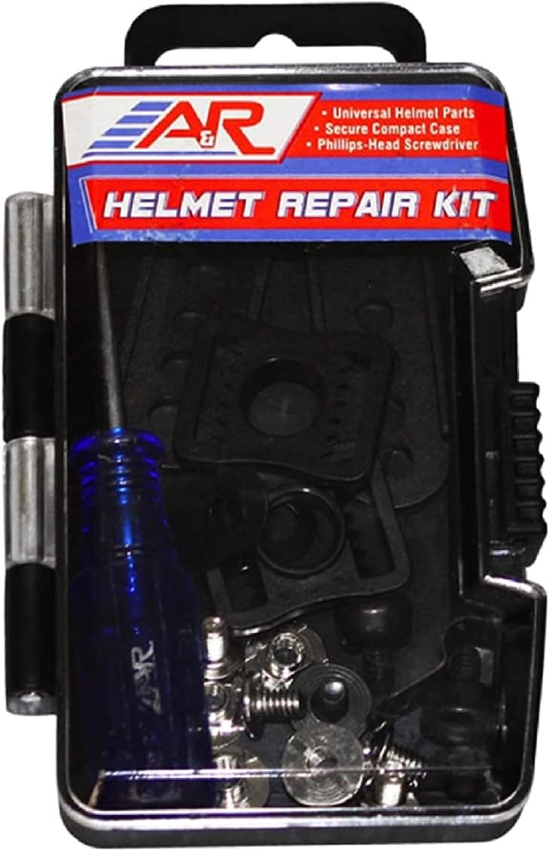 A&R Sports Universal Hockey Helmet Repair KitScrews Clips Buckles Nuts