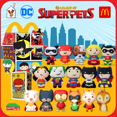 dc super heroes plush mcdonalds