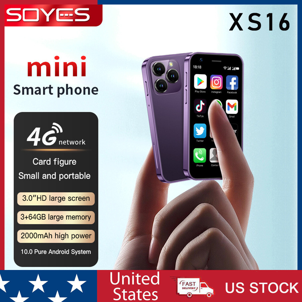 SOYES XS16 4G LTE Smart Phone Mini 3.0 inch 3GB RAM 64GB ROM