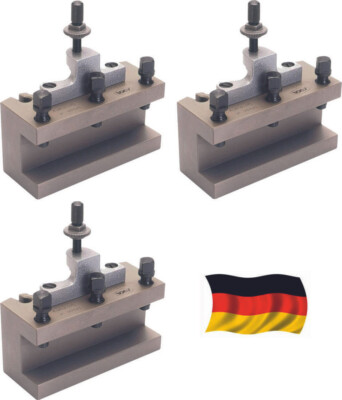 3 x AXA Schnellwechsel-Drehstahlhalter D11/16/75 baugleich Multifix A => AD1675