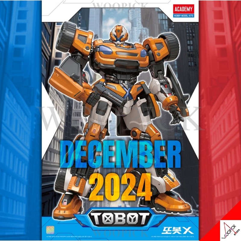 Academy TOBOT X Robot Collaboration Color Parts Plastic Model Kit 22cm New 2024