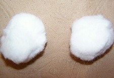 2 Pair AQHA Legal Show Parade Mounted Shooting Horse Equine Ear Plugs White 4pcs