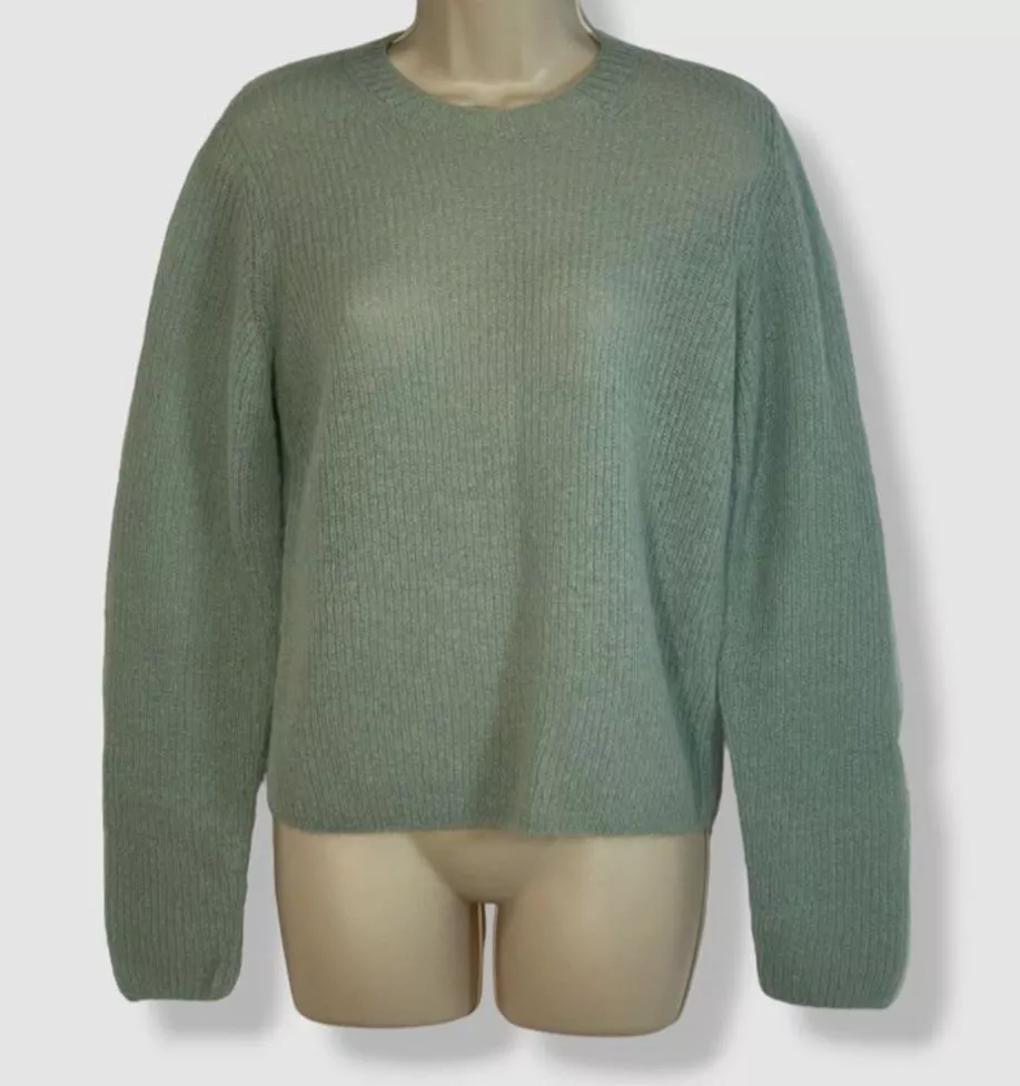 Vince green sweater cheap