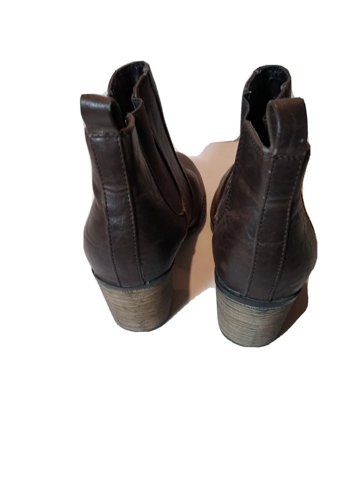 女士靴子女式短靴 Diba | 棕色 | 尺码 7 1/2 |二手|良好 C. — 第 3/4 张图片