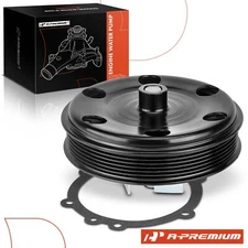 A-Premium Water Pump w/ Gasket for Chevy Silverado 1500 GMC Yukon Cadillac CTS