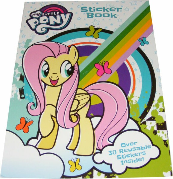 My Little Pony A4 Sticker Book With Over 30 Reusable Stickers for