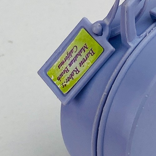 Barbie Purple Round Luggage Open Close Tag Carry Suitcase Toy - Picture 2 of 11