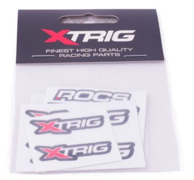 X-Trig Gabelbrücken Aufkleber ROCS TECH Set