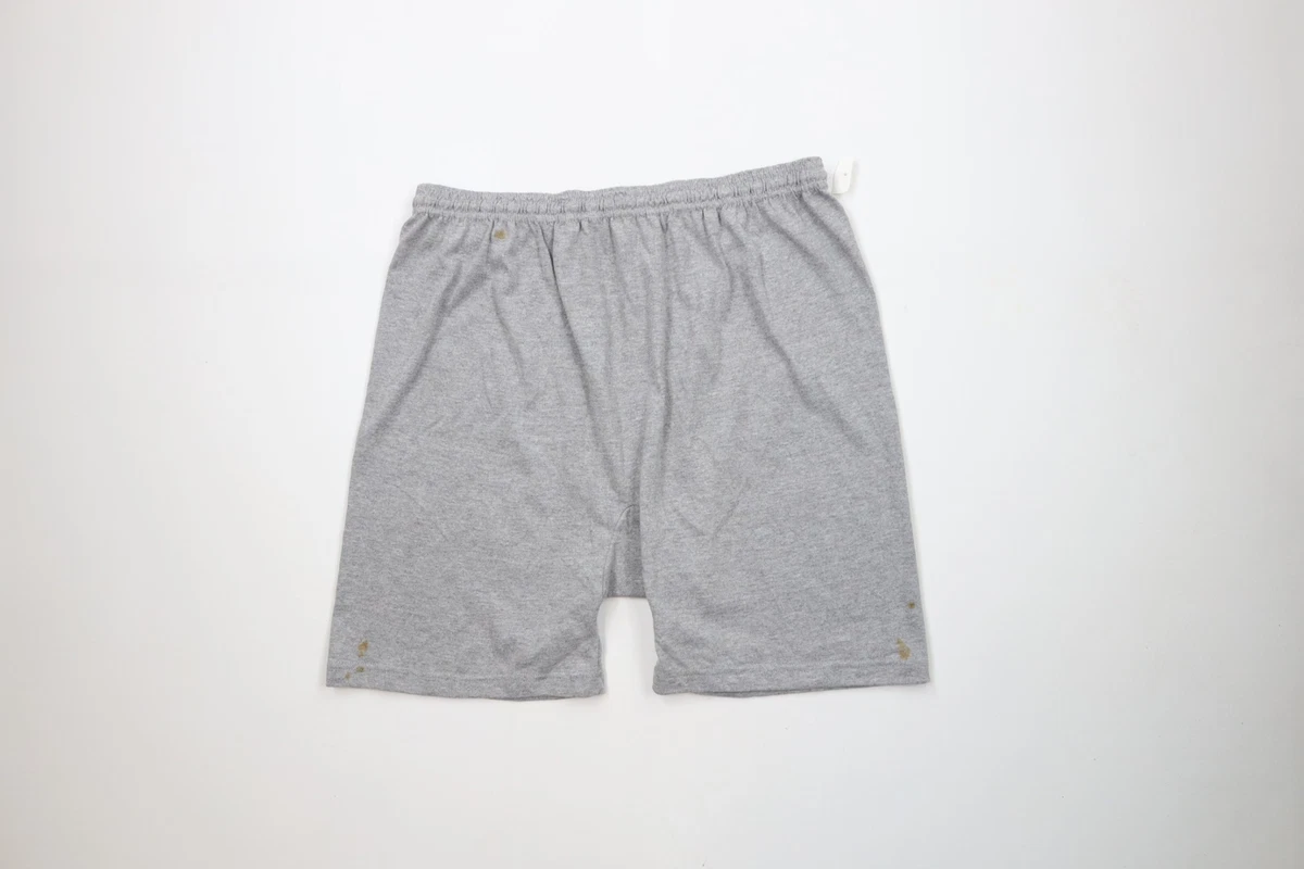 Short Vintage Années 90 Russell Athletic - Taille XXL En Orange - 50% Poly, 50% Coton - Neuf Avec étiquettes