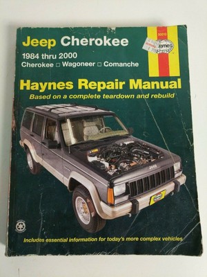 Haynes Jeep Cherokee Repair Manual 1984 2000 50010 Ebay