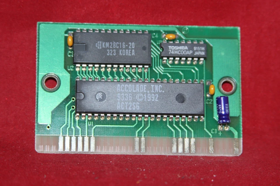 The Duel: Test Drive II 2 (Sega Genesis, 1992) Authentic Game Cartridge - Image 3 of 3